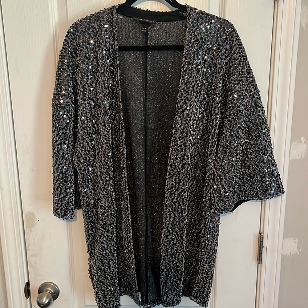 Short sleeve shimmer camisole
